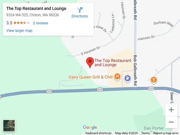 Location, 9324 WA-525, Clinton, WA 98236